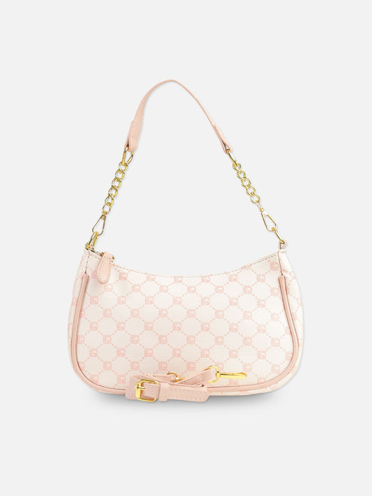 Lunara Monogram Shoulder Bag