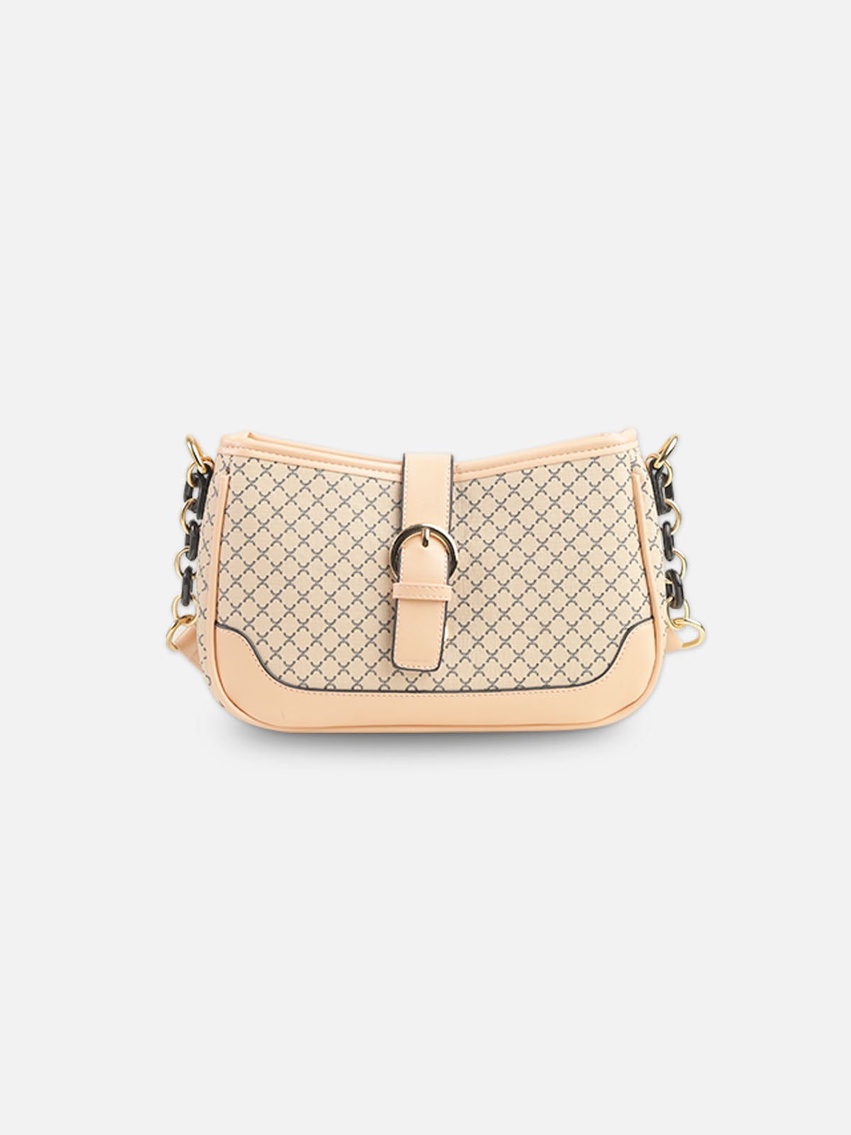 Velora Monogram Chain Shoulder Bag