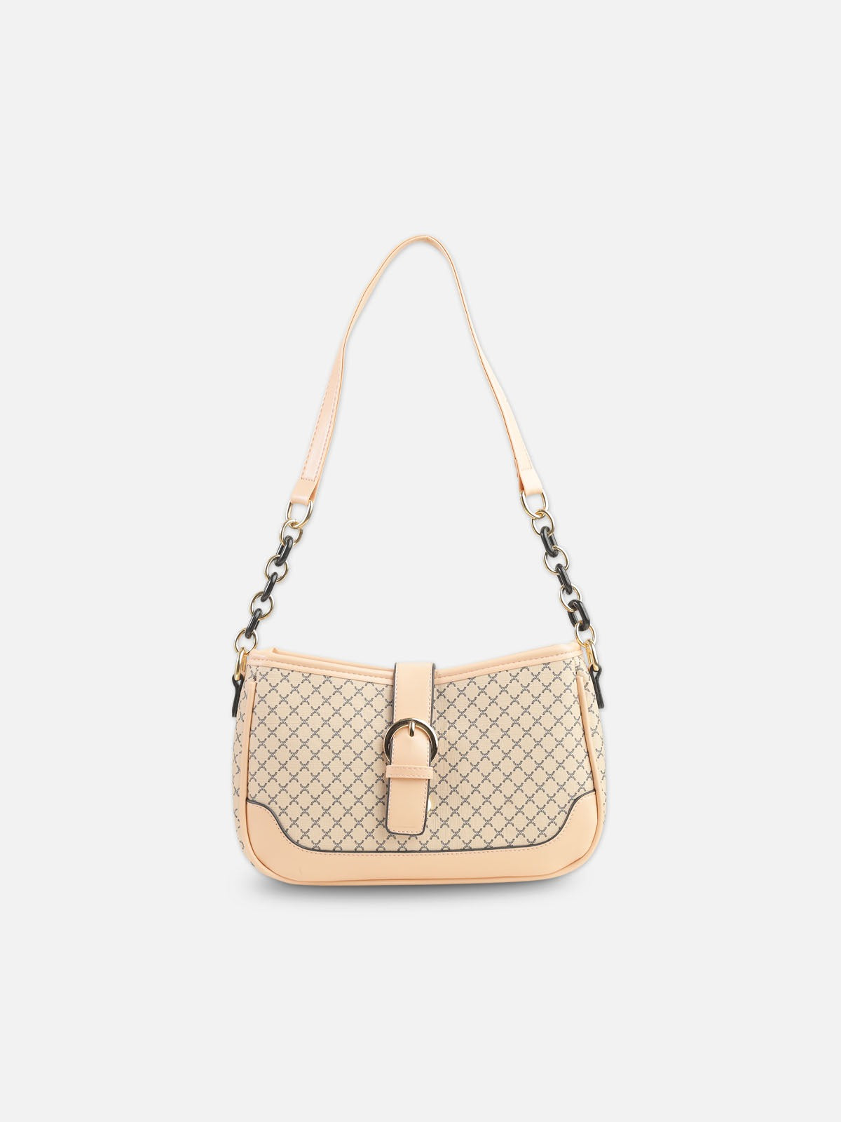 Velora Monogram Chain Shoulder Bag