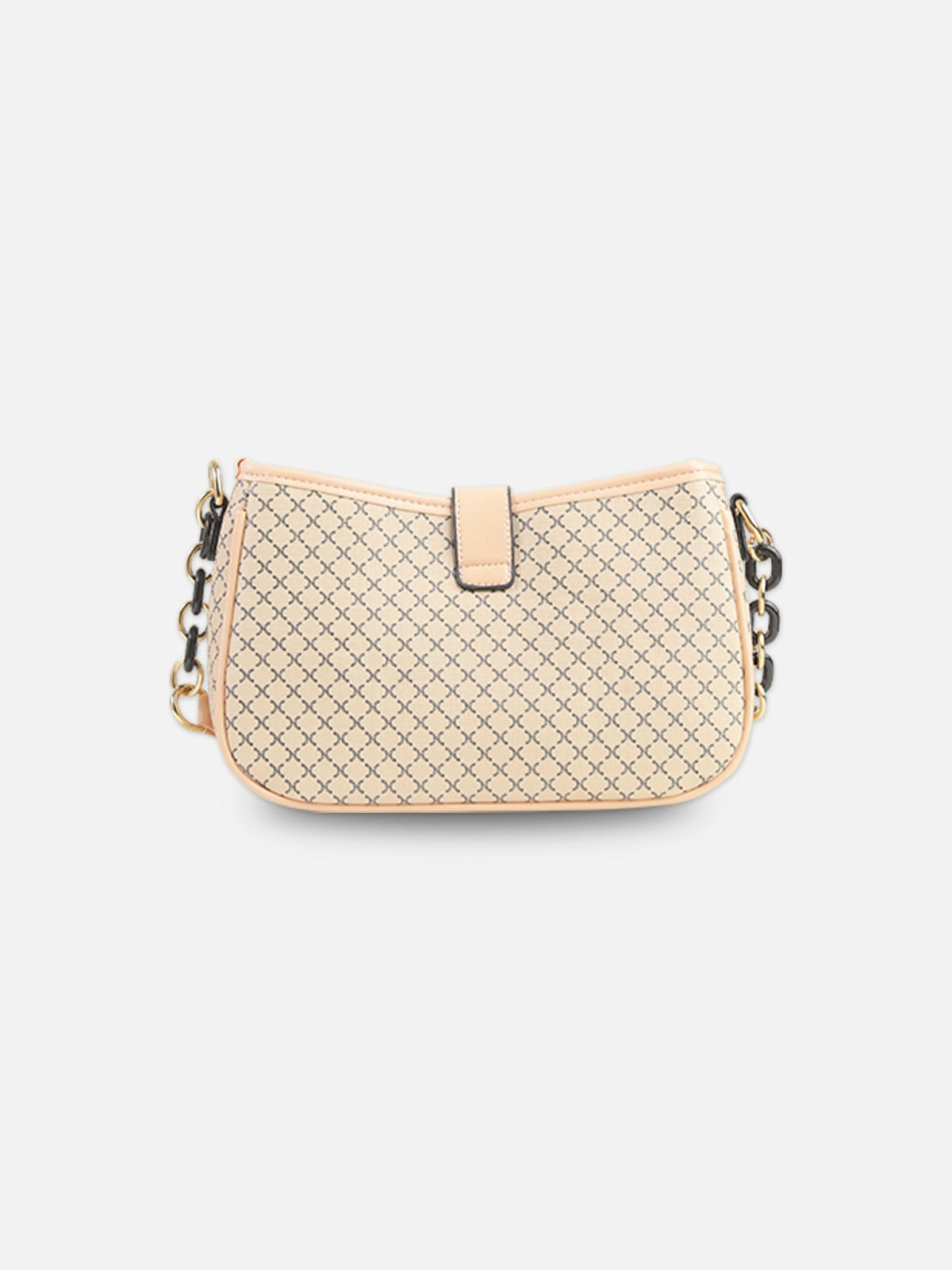 Velora Monogram Chain Shoulder Bag