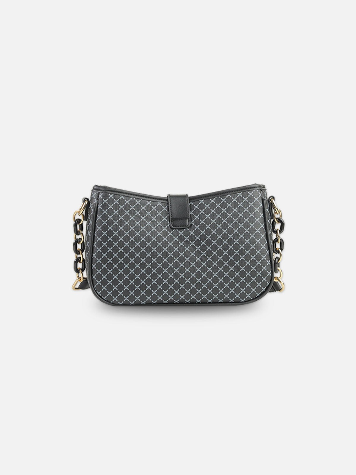 Velora Monogram Chain Shoulder Bag