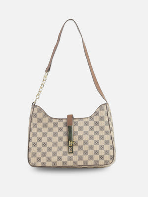 Classic Checkered Shoulder Bag