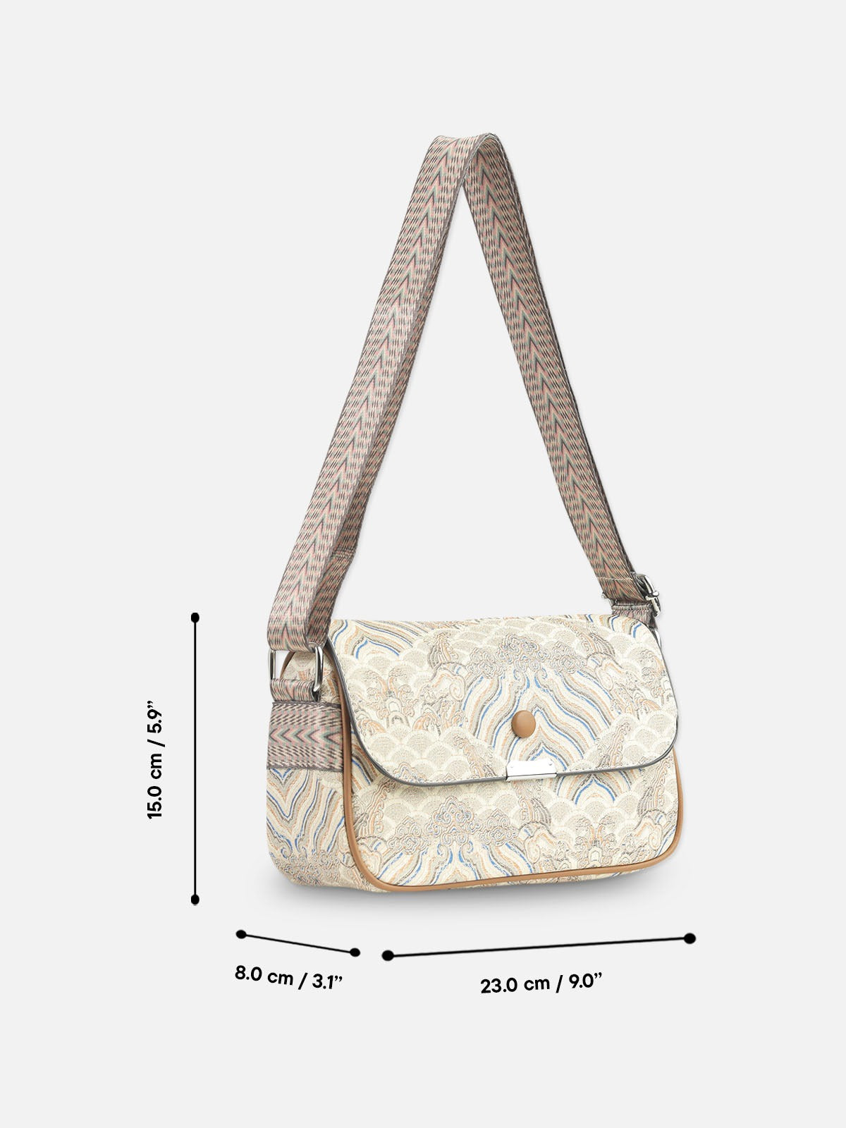Aurelia Vintage Pattern Sling Bag