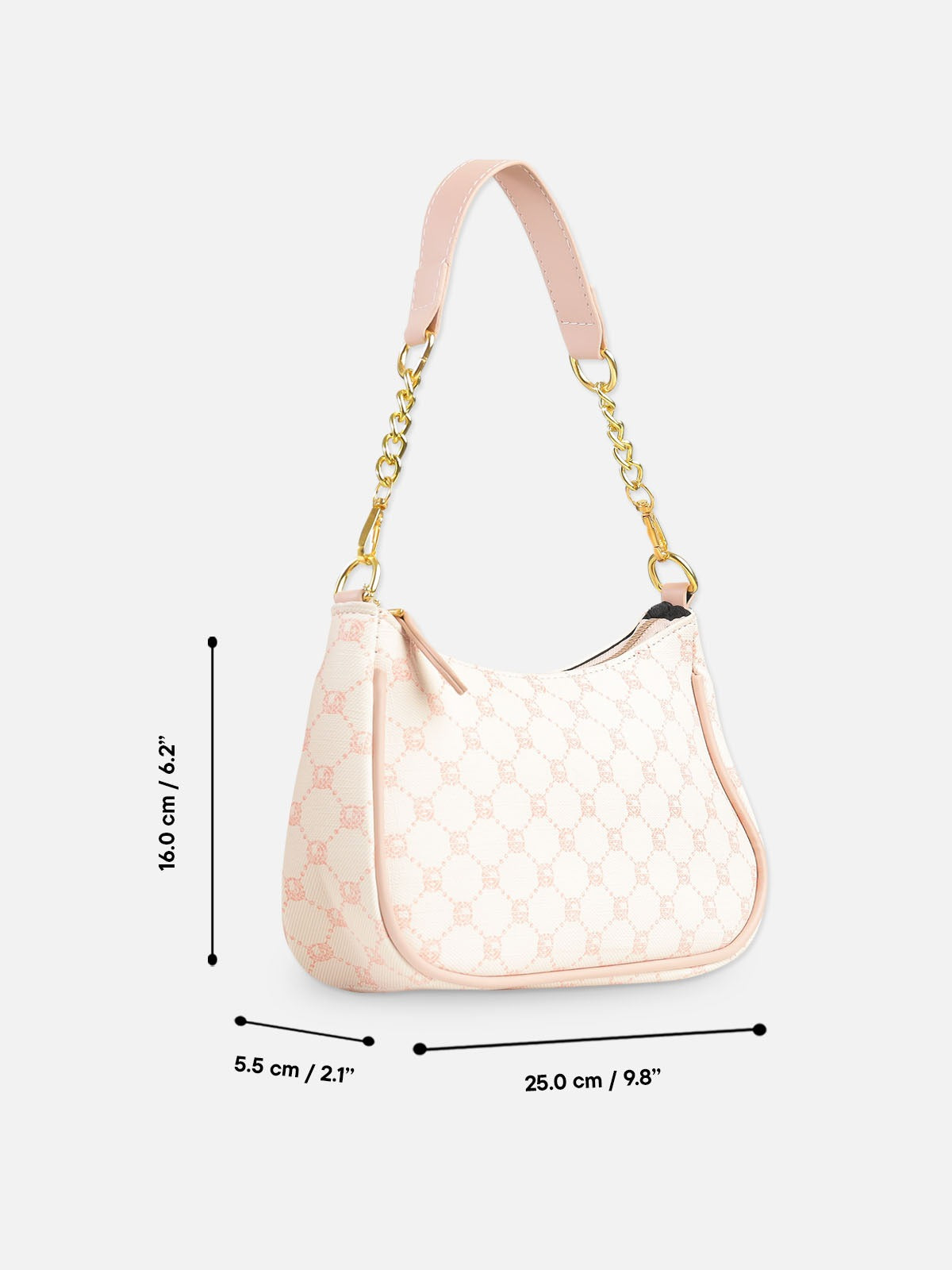 Lunara Monogram Shoulder Bag