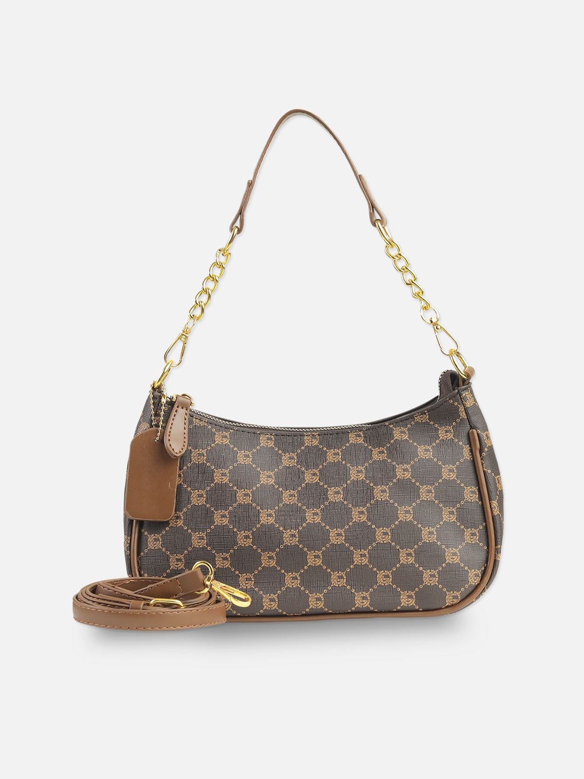 Lunara Monogram Shoulder Bag