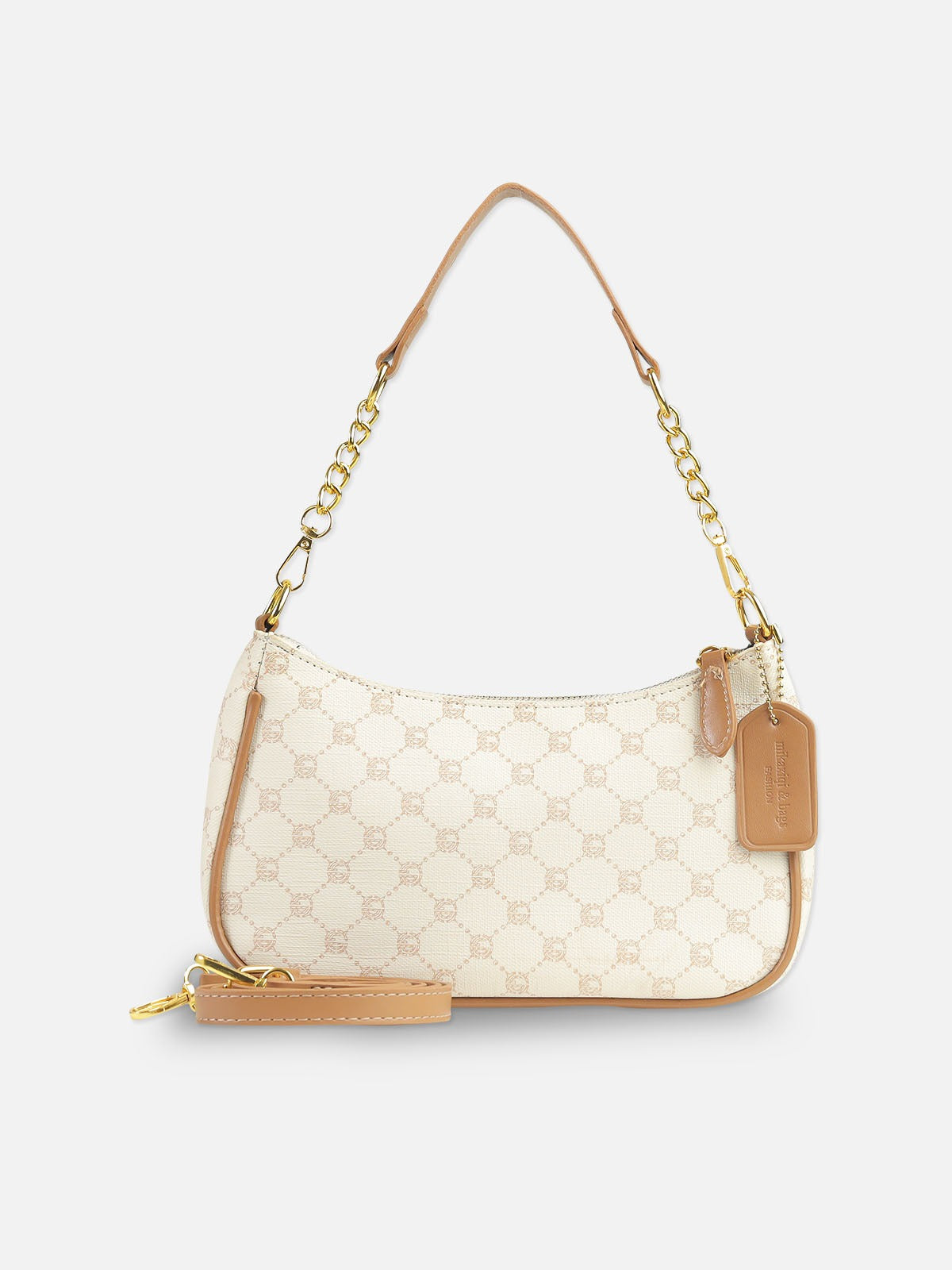 Lunara Monogram Shoulder Bag