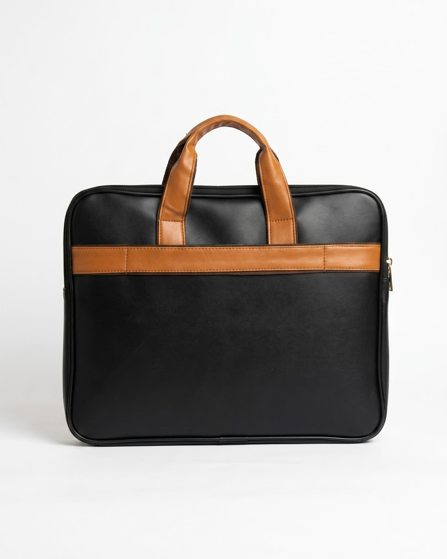 Alaric Classic Black Laptop Carry Bag
